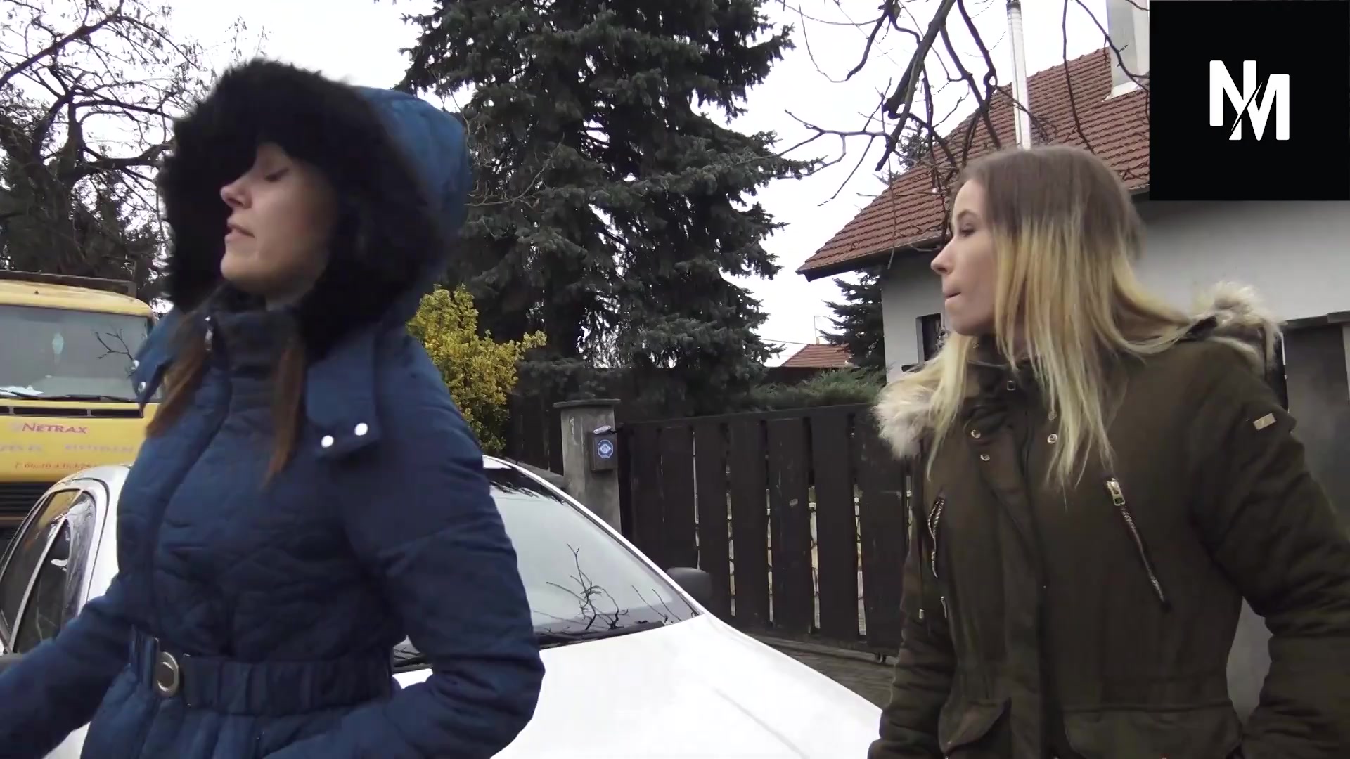 Cruel femdoms ballbusting sub and smothering Asian prisoner