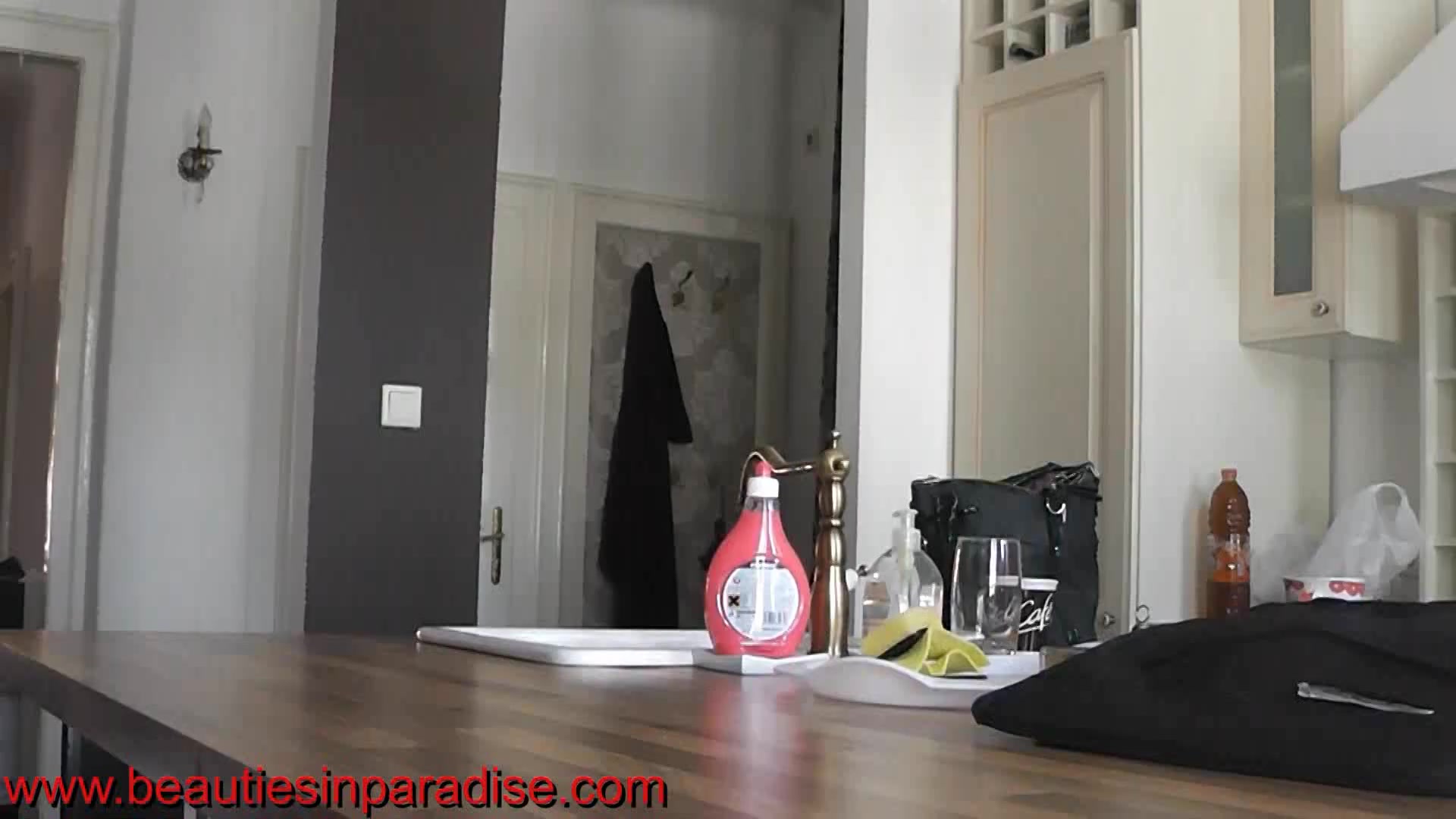 Seductive  Princess Nikki in dress and high heels poses attractively